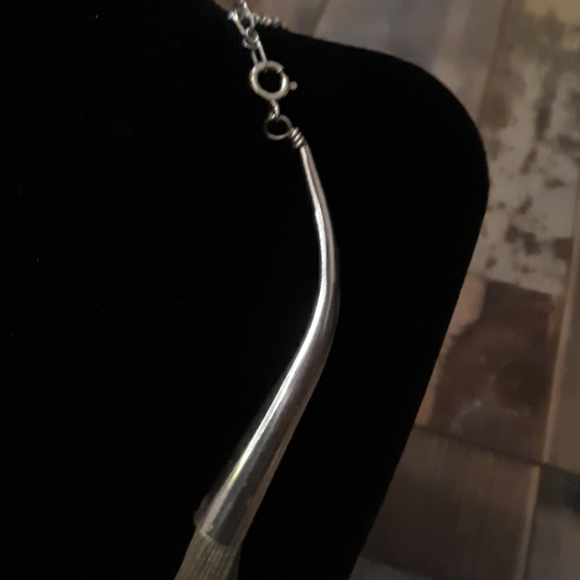 Southwestern sterling necklace - Picture 3 of 5